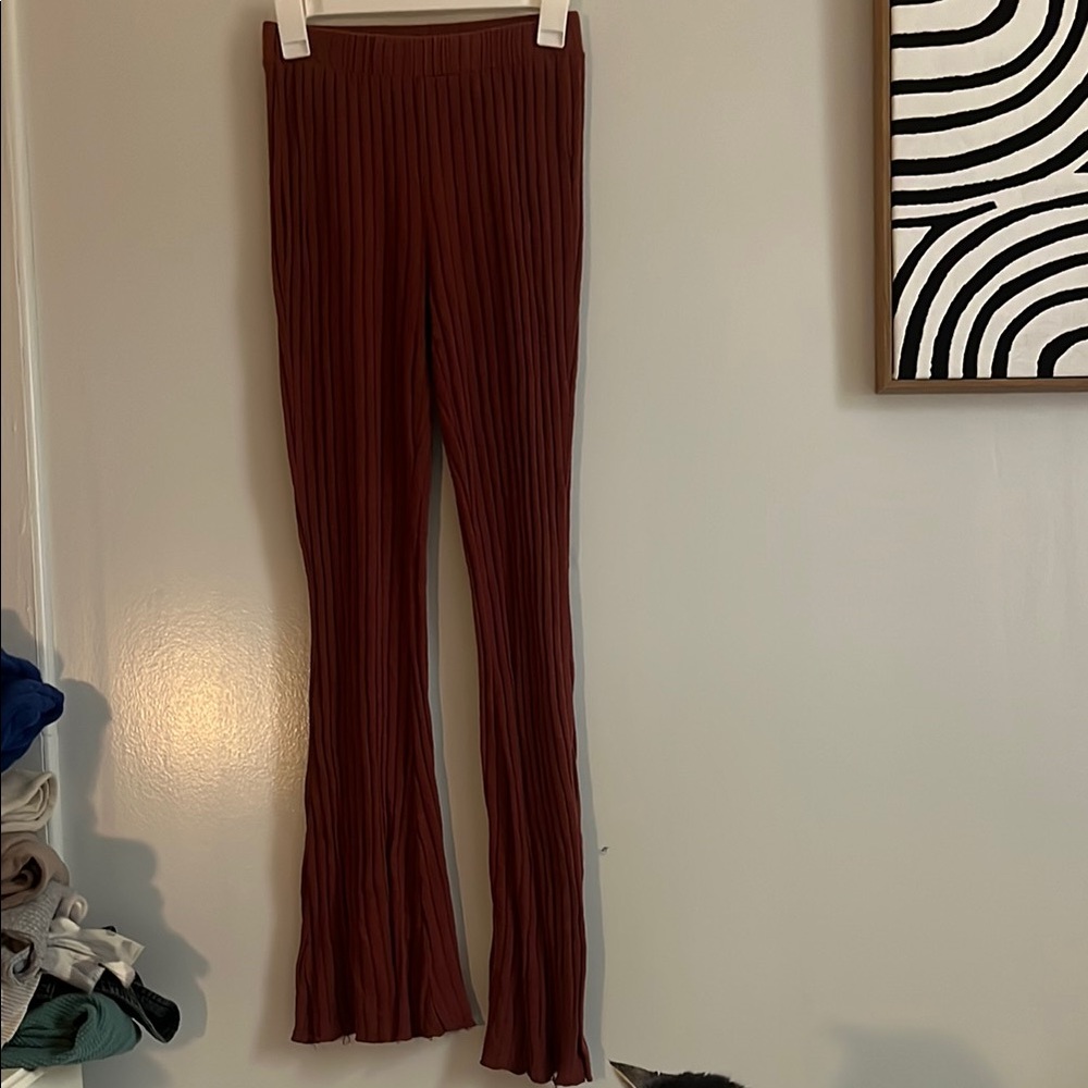Urban Outfitters Rust Flare Pants